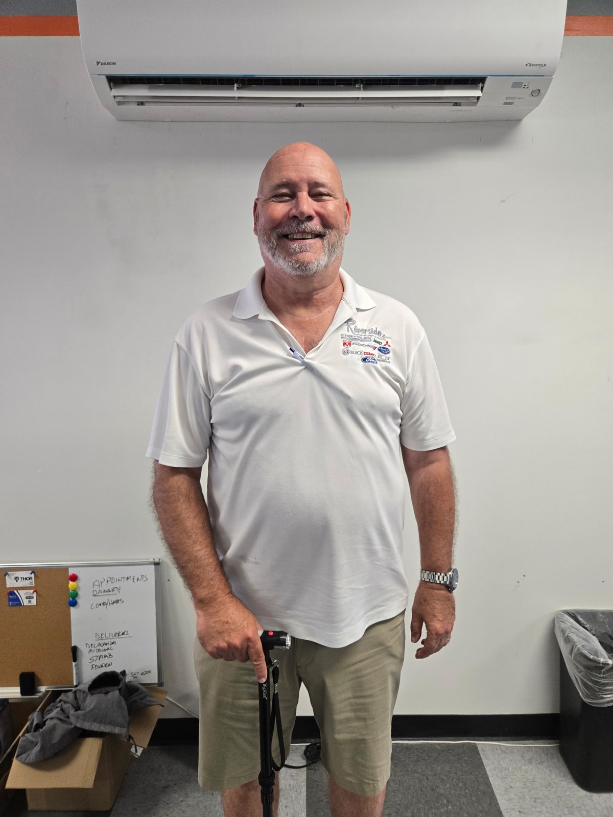 Chris Henry, RV sales consultant at Riverside Camping Center